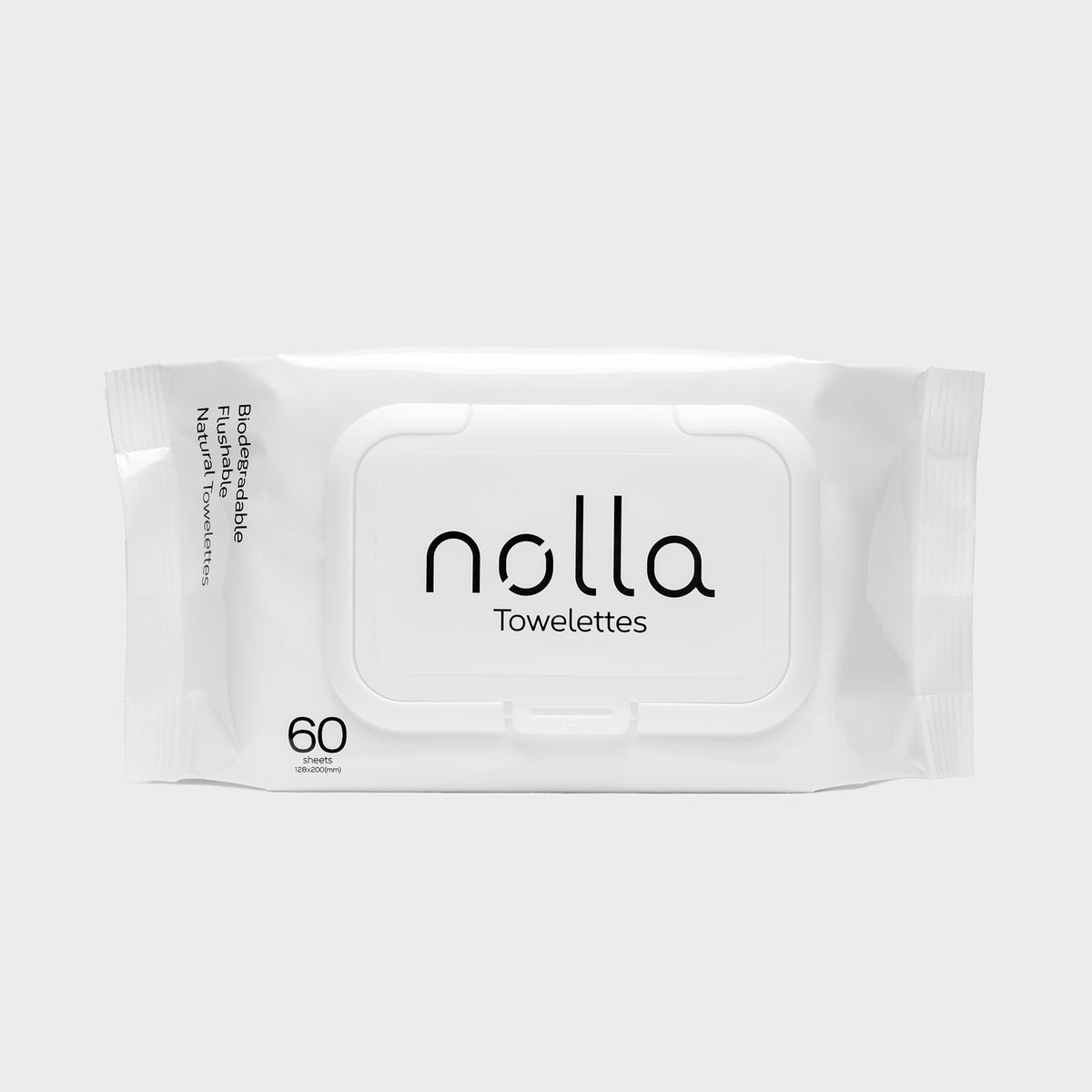 Nolla Flushable Wipes - 60 Count (3 Pack)