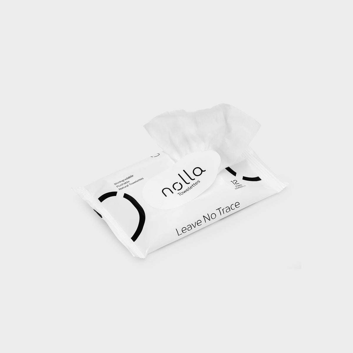 Nolla Flushable Wipes Travel Packs - 12 Count (20 Pack)